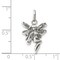 Sterling Silver Fairy Charm Faerie Pendant Jewelry 22mm x 14mm